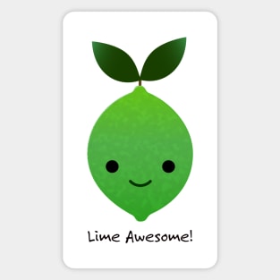 Lime Awesome Cute Kawaii Lime Magnet